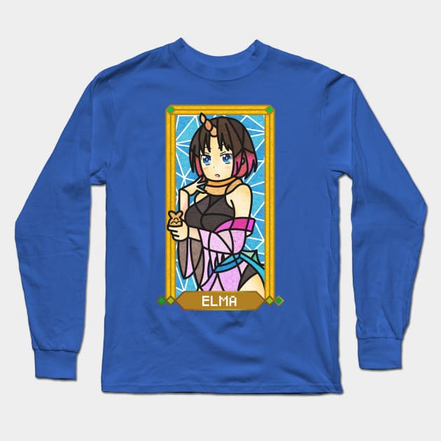 Elma - Miss Kobayashi's Dragon Maid 1 Long Sleeve T-Shirt by vizcan